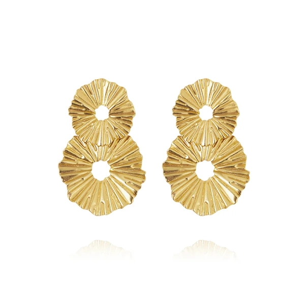 Vassia Earrings Gold - Caroline Svedbom - Nopea toimitus ja lahjapakkaus - Nordic Spectra