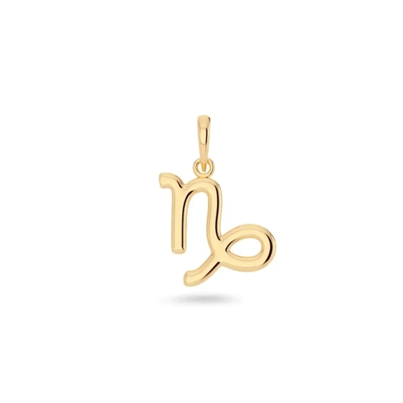 Zodiac Sign Capricorn Gold - Edblad - Snabb leverans - Gratis paketinslagning