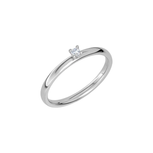 Glint 0.05 White Gold - Wedding & engagement rings - Schalins - Scandinavian design - Nordic Spectra