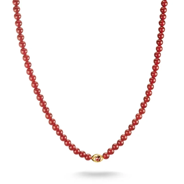 Röda Beads Elyndra Halsband • Thomas Sabo • 1-2 dagars leverans