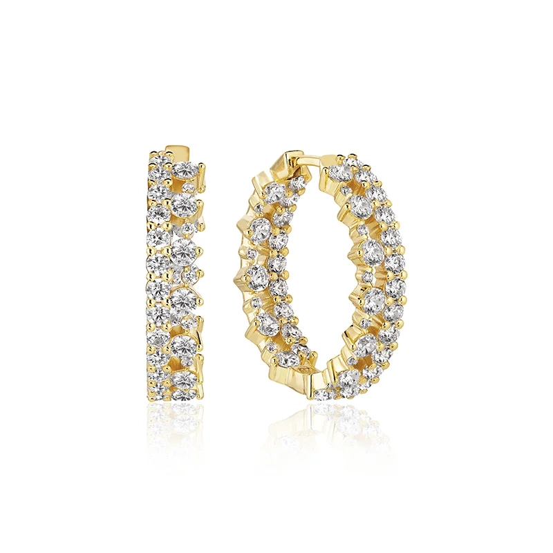 Sif Jakobs - Livigno Creolo Grande Örhängen Guld