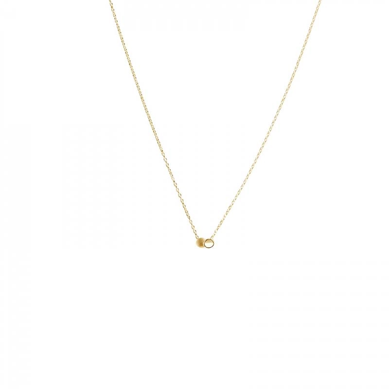 Drakenberg Sjölin - Rocky Shore Drop Necklace Gold