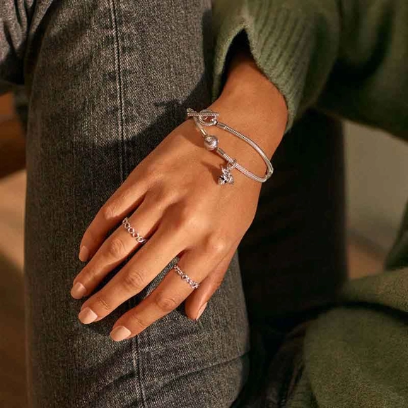 Moments Silver Mesh Bracelet - PANDORA - Suuri valikoima & ilmainen lahjapaketointi - Nordicspectra.fi