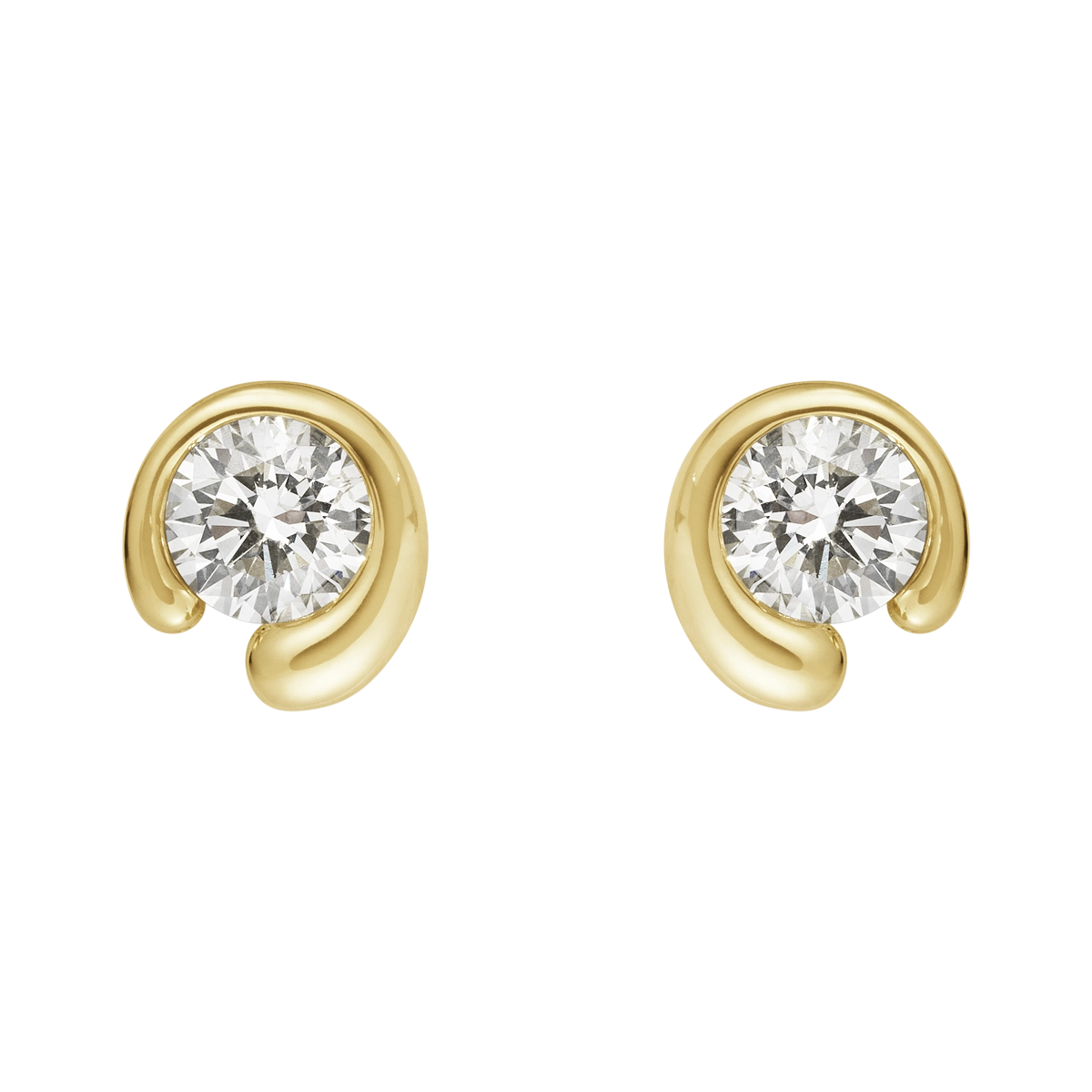 Georg Jensen - Mercy Stiftörhänge 0.40 ct Guld