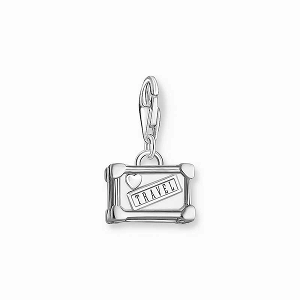 Charm pendant colourful vintage suitcase silver - Thomas Sabo - Suuri valikoima & ilmainen lahjapaketointi - Nordicspectra.fi