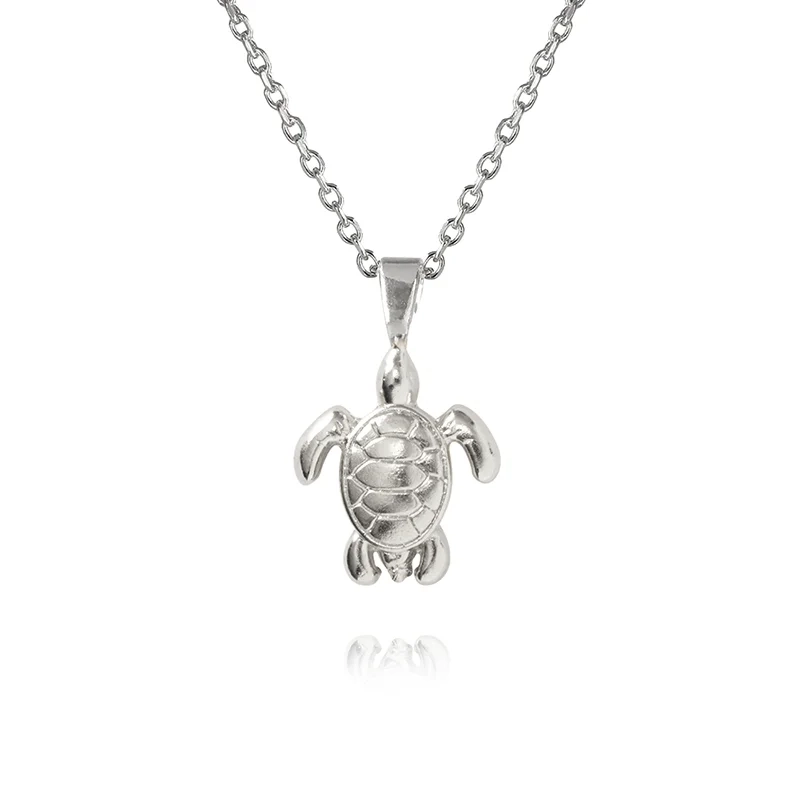 Caroline Svedbom - Turtle Necklace Rhodium