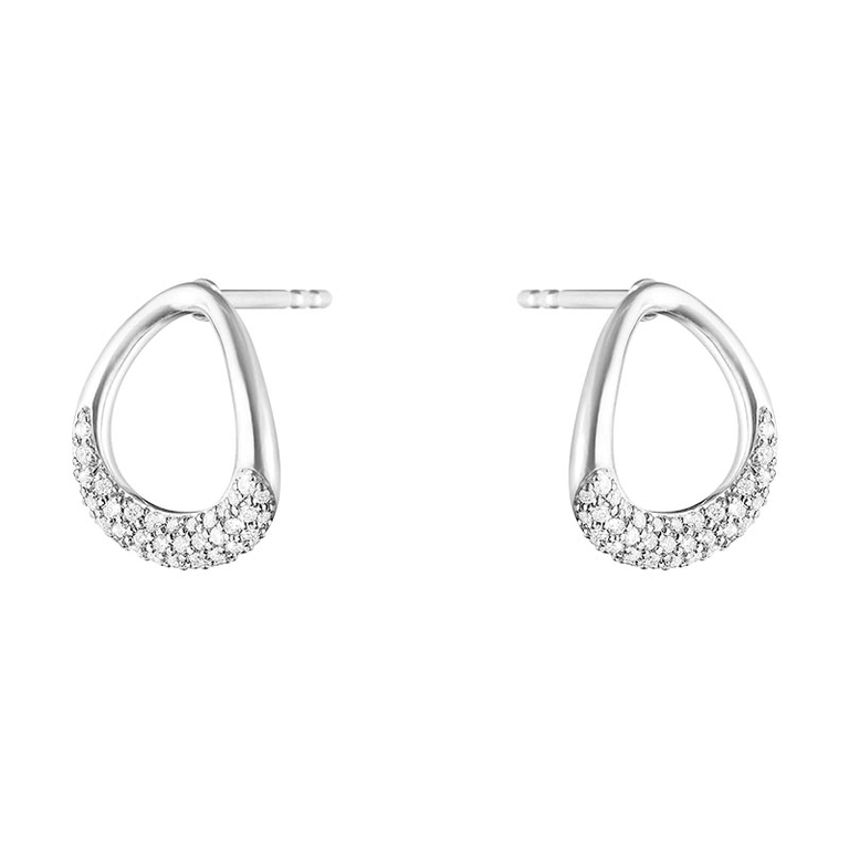Offspring Örhängen med 0.19 ct Diamanter - Georg Jensen örhängen - Snabb frakt & paketinslagning - Nordicspectra.se