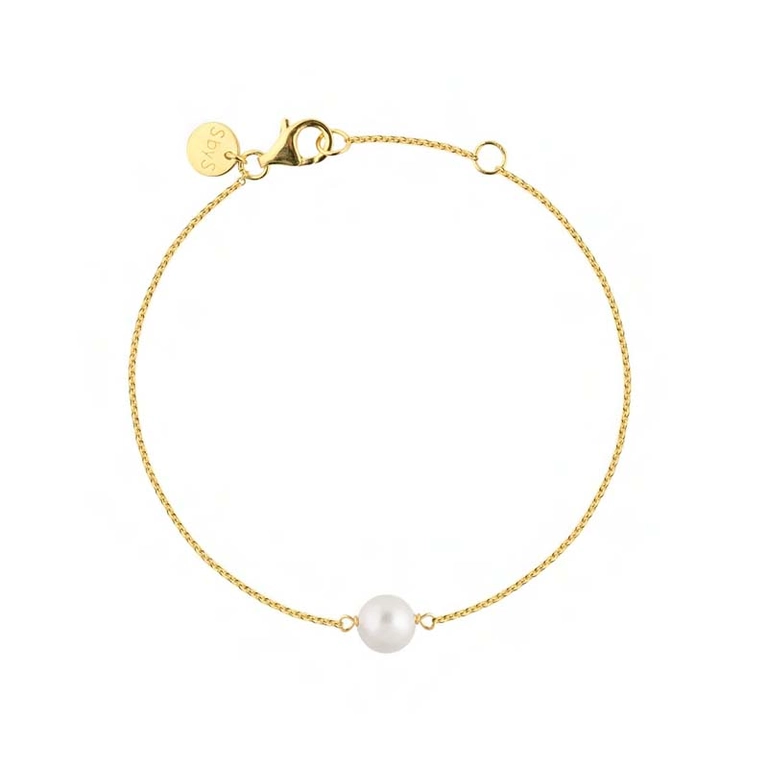 Pearl Bracelet Gold - Sophie By Sophie - Snabb frakt & paketinslagning - Nordicspectra.se