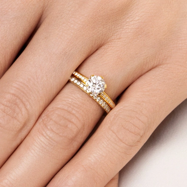 High On Love & Stars Ring 1.0 ct Gold