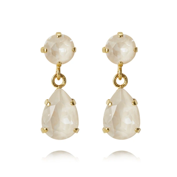 Mini Drop Earrings Gold Linen Ignite - Caroline Svedbom - Nopea toimitus ja lahjapakkaus - Nordic Spectra