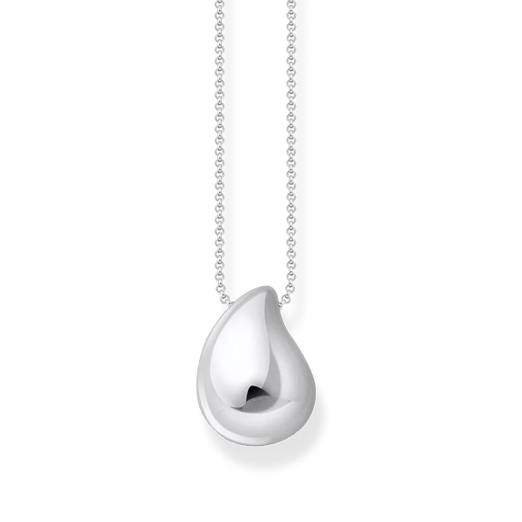 Kette mit Anhänger in organischer Tropfenform Silber - Thomas Sabo - Nordic Spectra