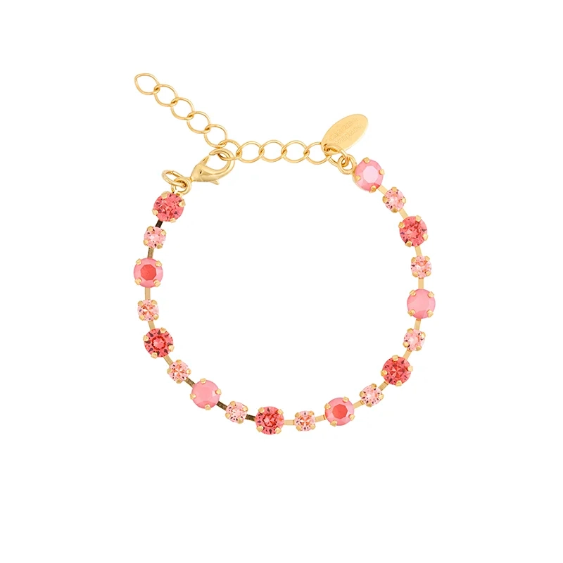 Caroline Svedbom - Calanthe Bracelet Gold Light Coral Combo