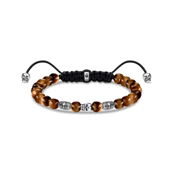 Armband Braun Totenkopf von Thomas Sabo, Schneller Versand - Nordicspectra.de