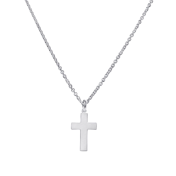 Classic Cross Halsband Silver - Snabb frakt & fri paketinslagning - Nordicspectra.se