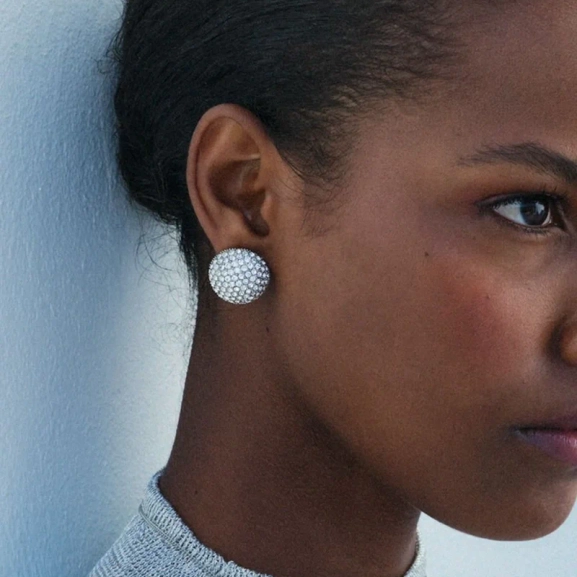 Bead Sparkle Studs Steel - Edblad - Snabb leverans - Gratis paketinslagning