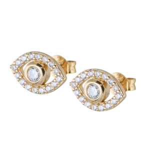 Devine Eye Mini Örhängen Guld - Carolina Gynning - Moderna smycken med en betydelse - Nordic Spectra