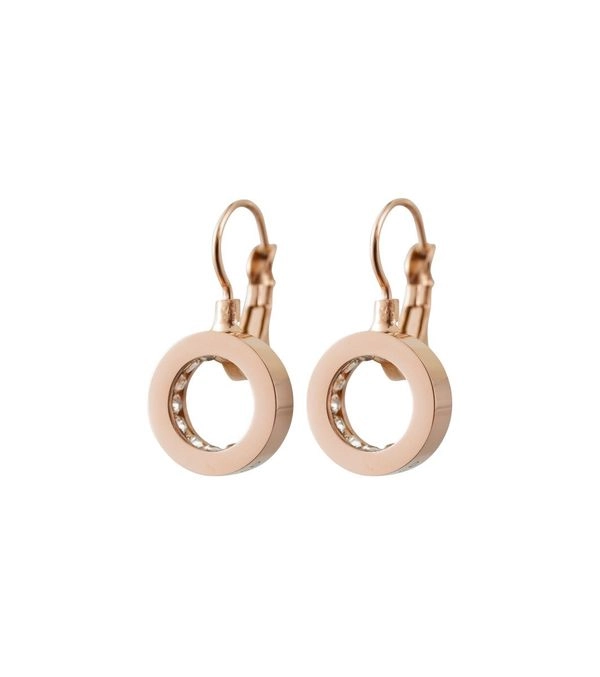 Monaco Earrings French Hook Rosé Gold - Edblad - Snabb frakt & paketinslagning - Nordicspectra.se