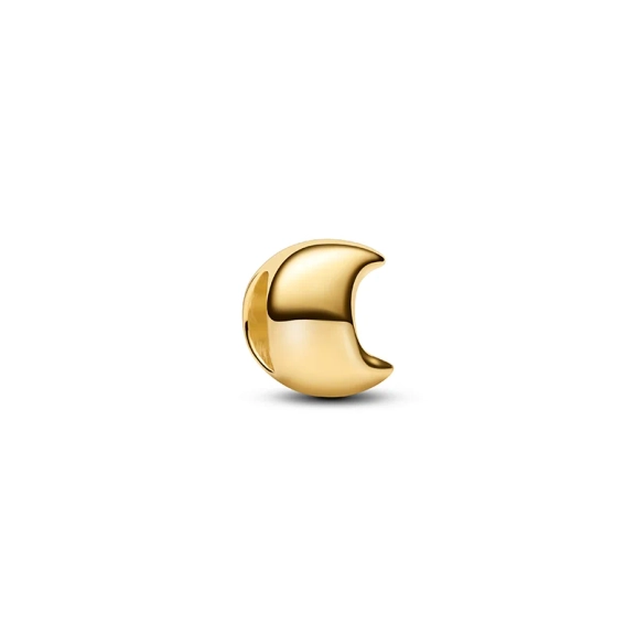 Der Pandora Moments Mini-Mond-Charm in 14-karätiger Vergoldung besticht durch seine dezente Eleganz. Das polierte Mondmotiv verleiht Ihrem Stil einen sanften Glanz und eine beruhigende Ausstrahlung. Lassen Sie sich von diesem kleinen Mond den Tag verschönern und verleihen Sie Ihrem Outfit einen Hauch von Raffinesse.