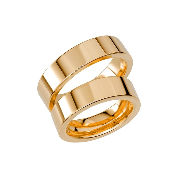 SR1042-6 Guld - Vigsel- & förlovningsringar - Schalins - Fri storleksändring* - Nordic Spectra