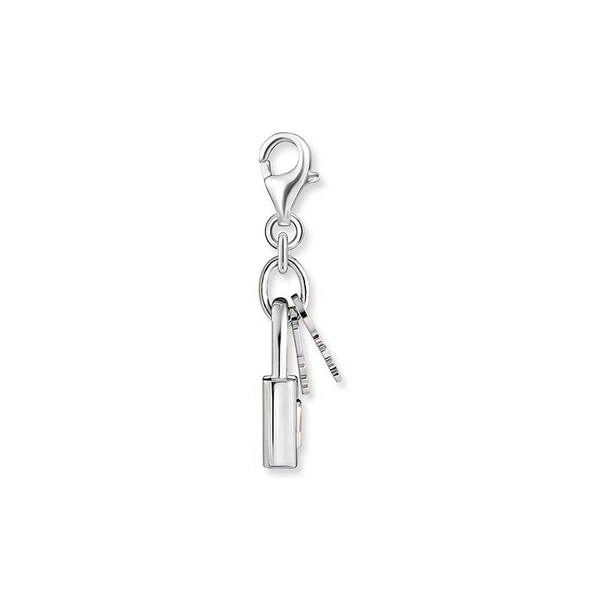 Charm-Anhänger Schloss mit Schlüssel Silber von Thomas Sabo, Schneller Versand - Nordicspectra.de