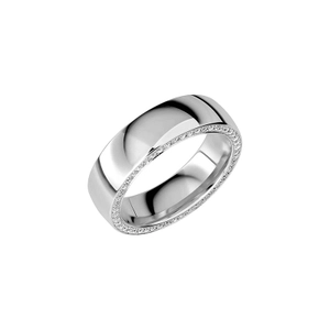 SR2035 White Gold - Wedding & engagement rings - Schalins - Scandinavian design - Nordic Spectra