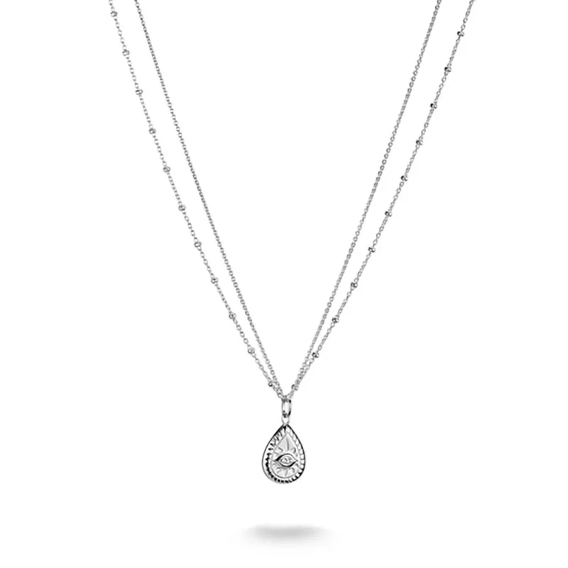 Thomas Sabo - Dubbelkedja Elyndra &Ouml;ga Halsband