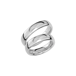 SR1006-5 White Gold - Wedding & engagement rings - Schalins - Scandinavian design - Nordic Spectra