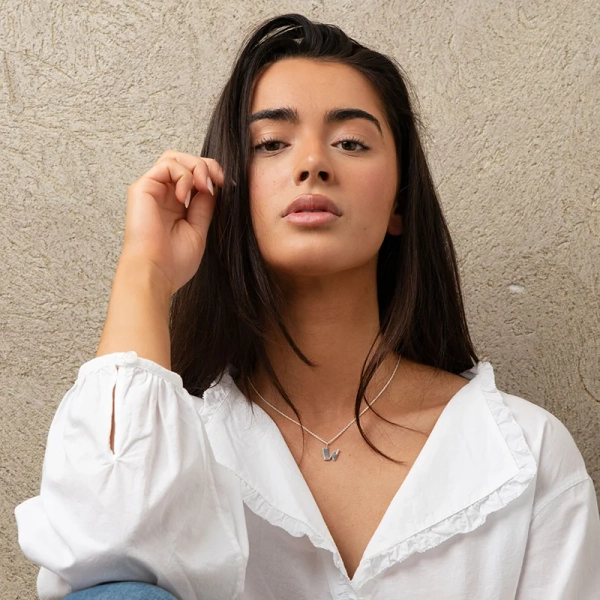 Love Letter halsband i silver från Efva Attling