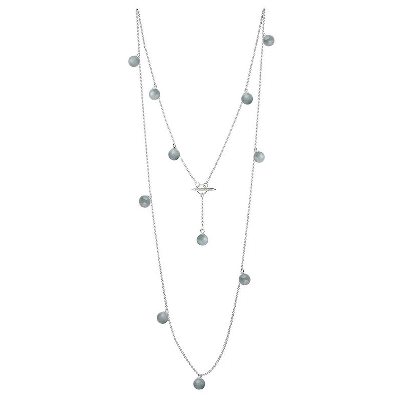 Drakenberg Sjölin - Moon Necklace Long Smokey