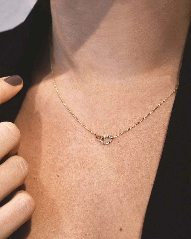 Together Drop Necklace Diamonds Gold Drakenberg Sjölin, Schneller Versand - Nordicspectra.de