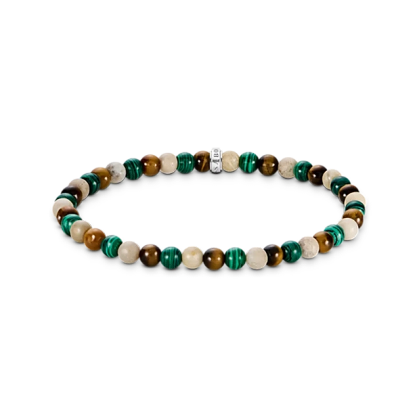 Kularmband Grönt & Natur med daisyjaspis