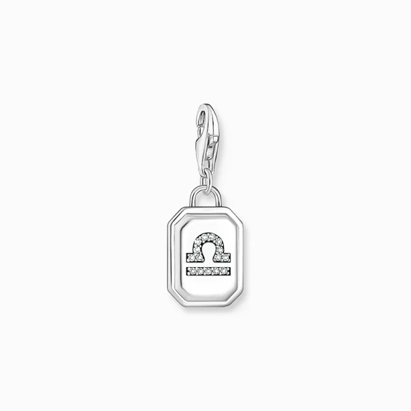 Charm-Anhänger Sternzeichen Waage mit Steinen Silber - Thomas Sabo - Nordic Spectra