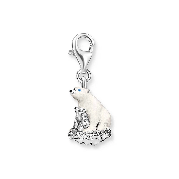 Charm-hängsmycke Isbjörnar Silver - Thomas Sabo berlock - Snabb frakt & paketinslagning - Nordicspectra.se