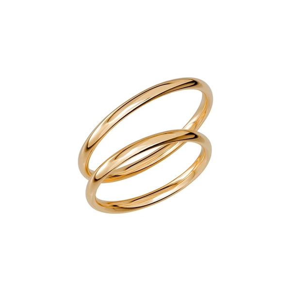 SR1043-2 Gold - Wedding & engagement rings - Schalins - Scandinavian design - Nordic Spectra