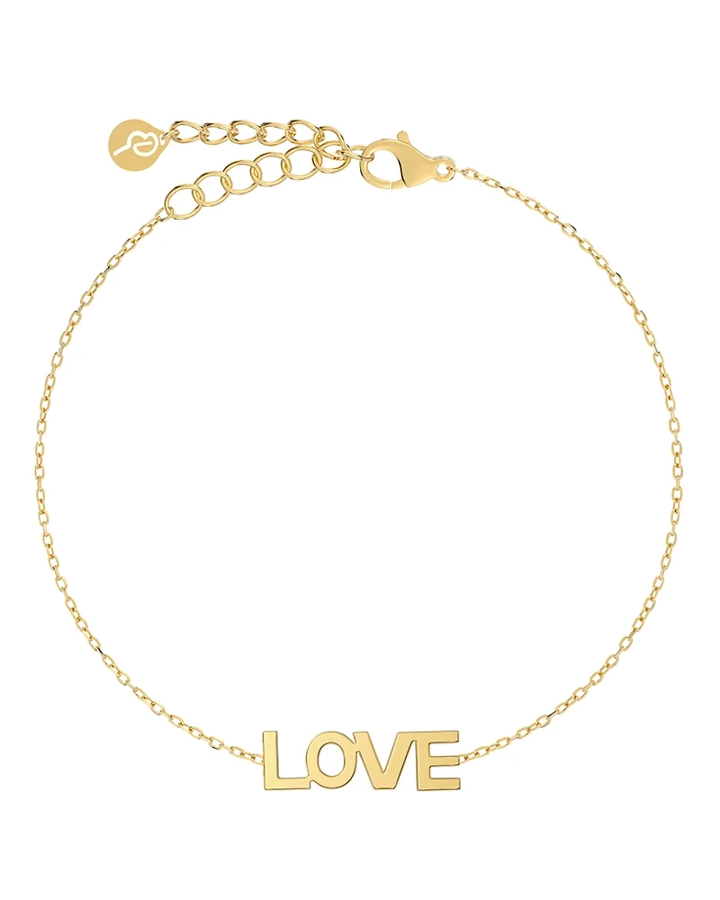 Love Bracelet Gold - Edblad - Snabb leverans - Gratis paketinslagning