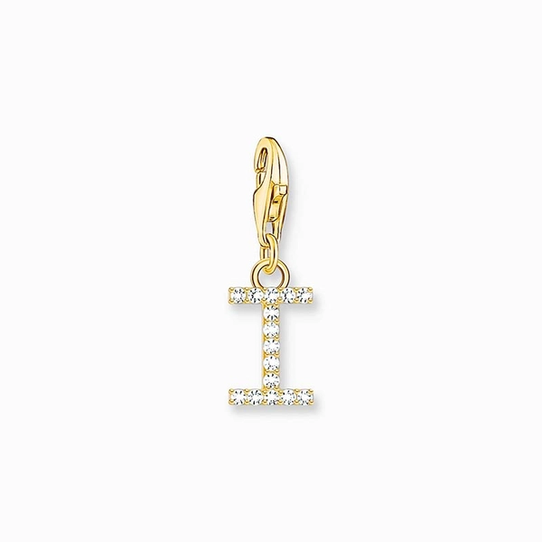 Buchstabe I Gold Steinanhänger - Thomas Sabo - Nordic Spectra