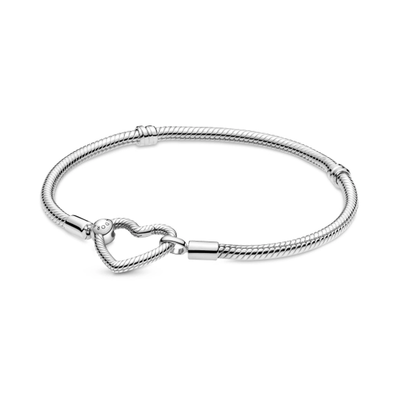 Pandora Moments Herzverschluss Schlangen-Gliederarmband von PANDORA, Schneller Versand - Nordicspectra.de