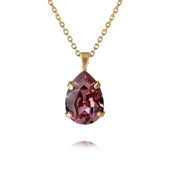 Mini Drop Necklace Gold Iris - Caroline Svedbom - Nopea toimitus ja lahjapakkaus - Nordic Spectra