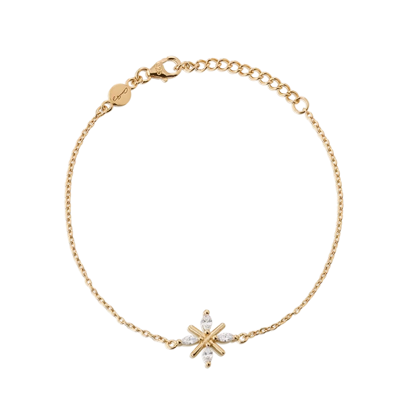 Snowflake Bracelet Gold - Carolina Gynning - Nykyaikaisia ​​merkityksellisiä koruja - Nordic Spectra