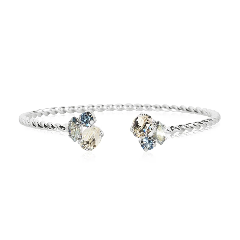 Caroline Svedbom - Something Blue Bracelet Rhodium Blue Combo