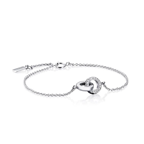 You & Me Bracelet White Gold - Efva Attling - Suuri valikoima & ilmainen lahjapaketointi - Nordicspectra.fi