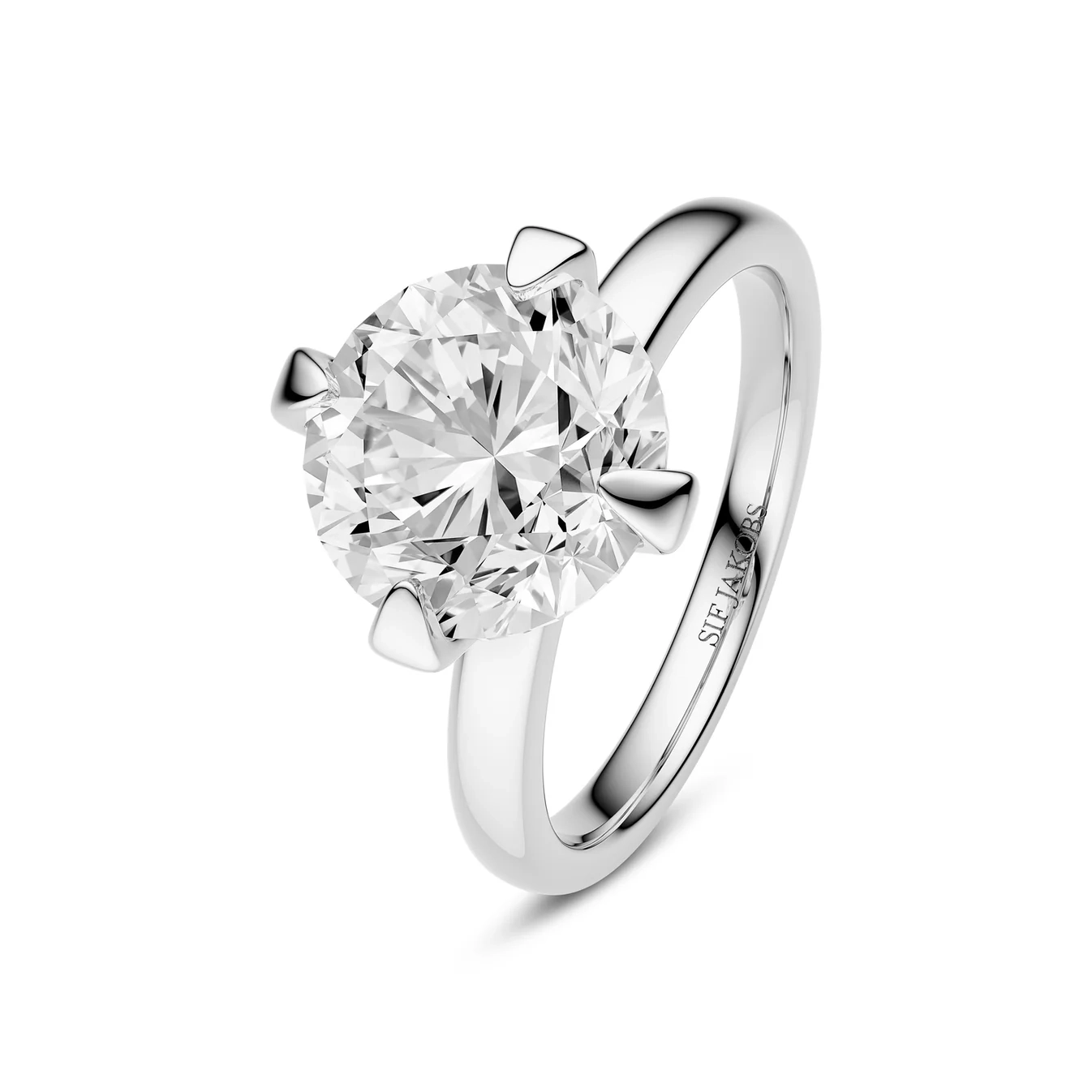 Sif Jakobs - Venice Solitaire Altro Ring 14K Vitguld 3.00ct