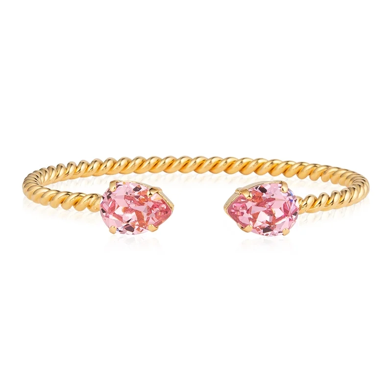 Caroline Svedbom - Mini Drop Bracelet Gold Light Rose