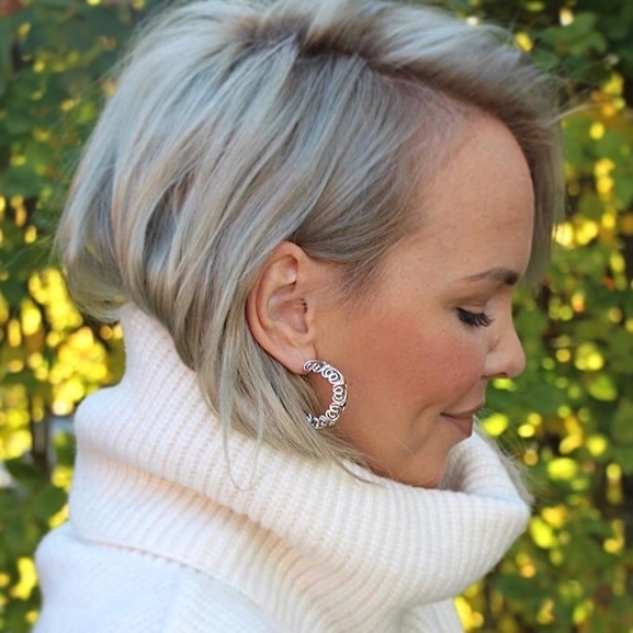 Pearl/Vintage Big Hoop Ear - Silver -CU Jewellery - Snabb frakt & paketinslagning - Nordicspectra.se