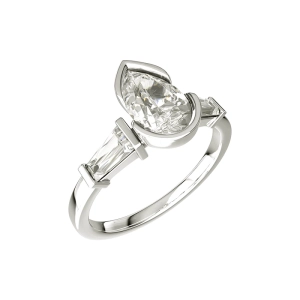 Eloge 1.20 White Gold - Wedding & engagement rings - Schalins - Scandinavian design - Nordic Spectra