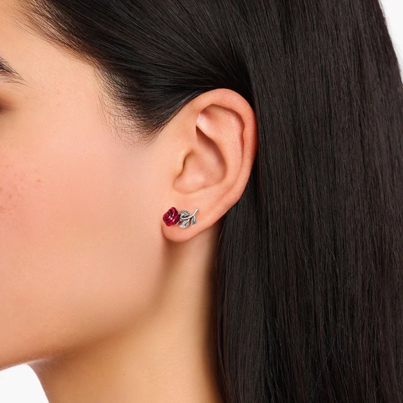 Örhängen Röda Rosor - Thomas Sabo - Snabb leverans & paketinslagning - Nordic Spectra