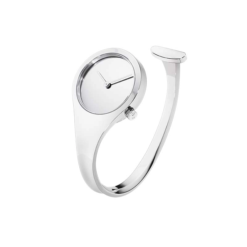 Georg Jensen - Vivianna Bygelklocka 27 mm - Kvartsverk Spegelurtavla