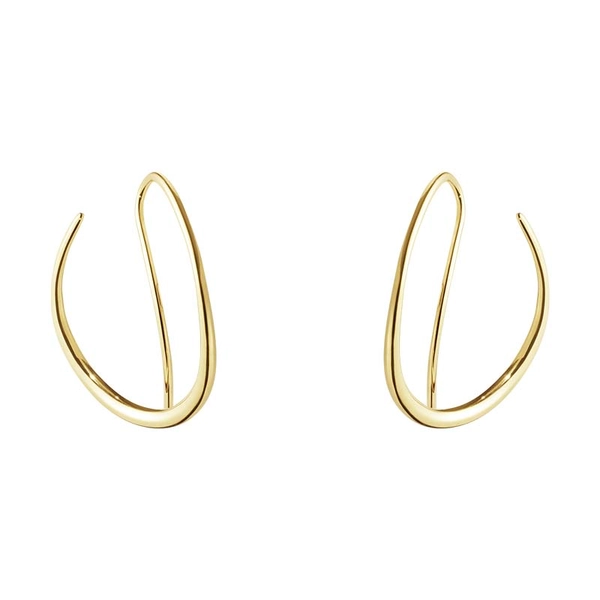 Offspring Ohreringe Haken Gold von Georg Jensen, Schneller Versand - Nordicspectra.de