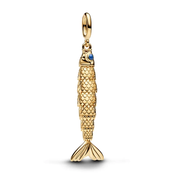 Fischanhänger aus Gold von Pandora