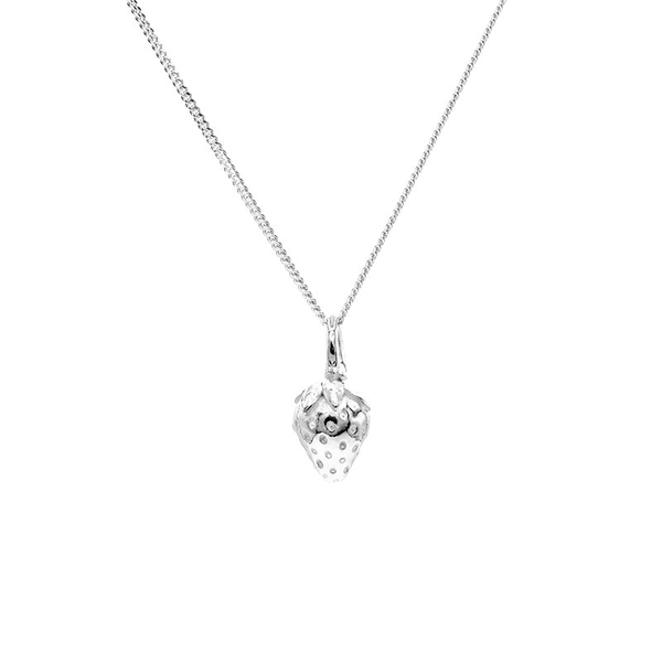 Strawberry Joy Necklace Silver från Emma Israelsson